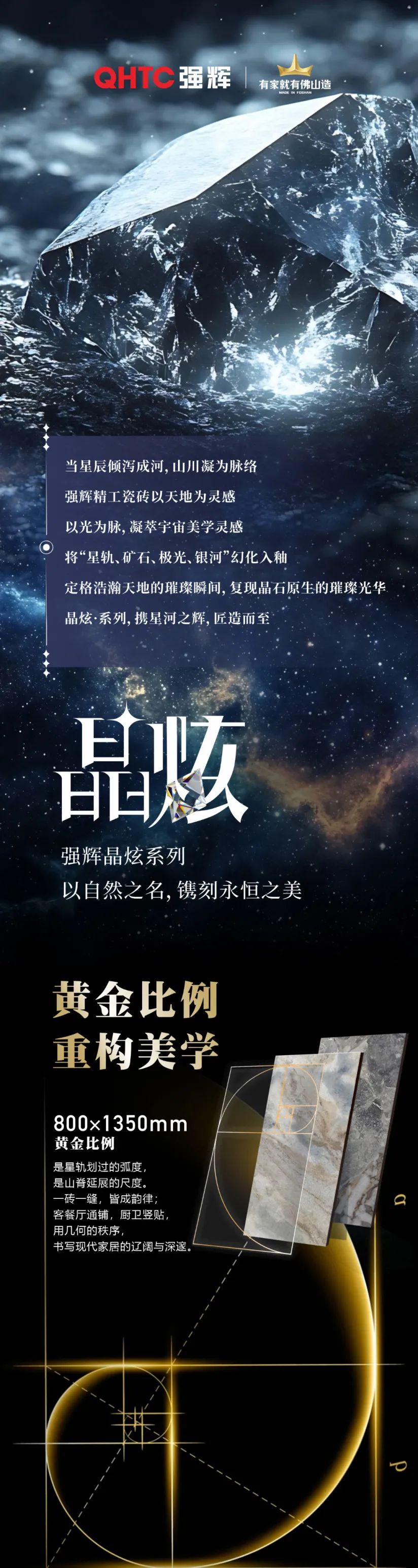 黃金比例，重構(gòu)美學(xué) | 強(qiáng)輝全新800×1350mm規(guī)格新品即將重磅上市！